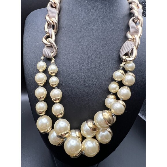 COLDWATER Creek Mixed Media Necklace - Picture 9 of 14